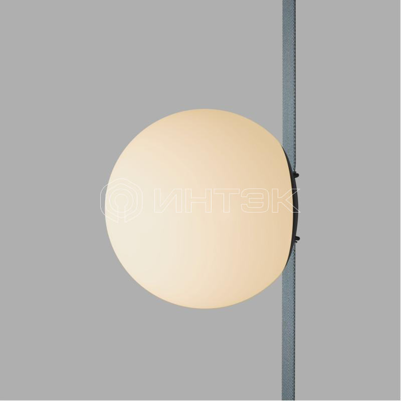 Светильник для трека-ремня Belty Orb 10Вт 3000К IP20 48В DC 150х147мм RA90 120град. со светодиодом акрил бел. DENKIRS 760231 изображение, фото