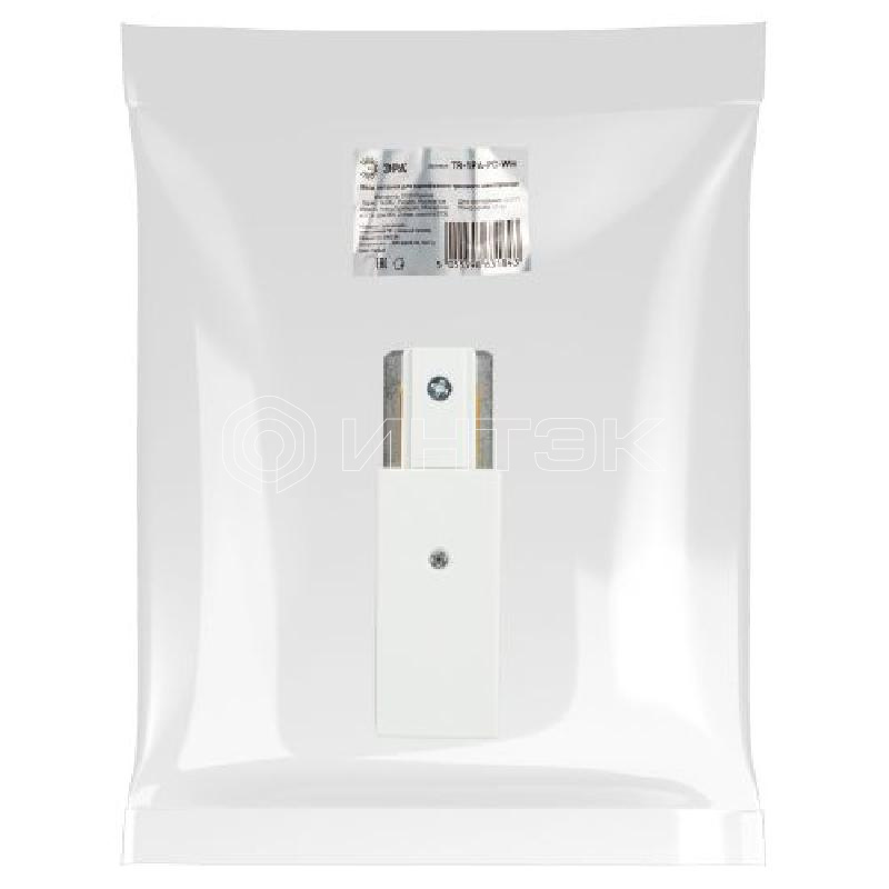 Ввод питания TR-1PA-PC-WH для 1ф шинопровода бел. Эра Б0054475 изображение, фото