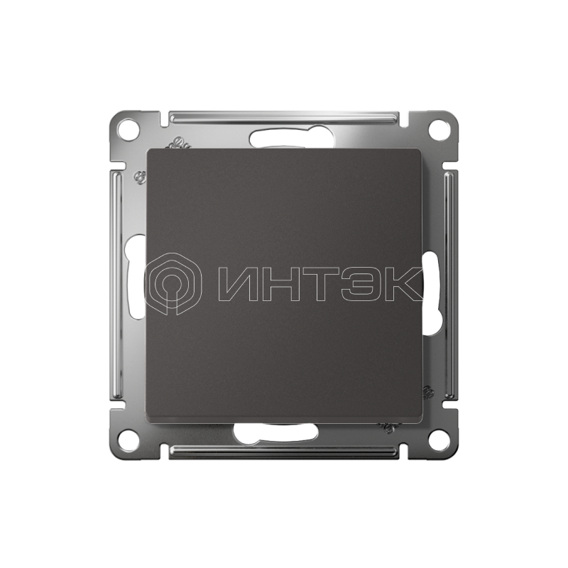 Выключатель AtlasDesign (сх. 1) 10AX с самовозвратом механизм базальт Systeme Electric ATN001415 изображение, фото