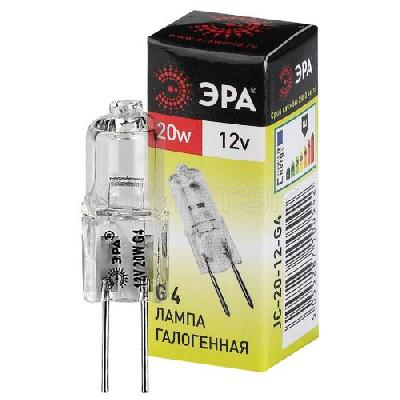 Лампа галогенная G4-JC-20W-12V ЭРА C0027369 изображение, фото