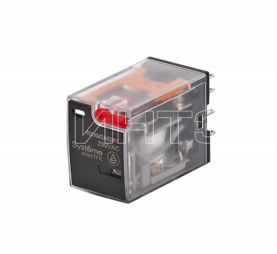 Реле 12А 2перекл. 230В AC тест кнопка LED Systeme Electric RSXM2AB2P7 изображение, фото