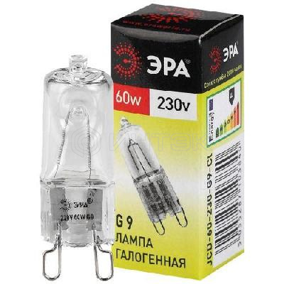 Лампа галогенная G9-JCD-60-230V-Cl 60Вт капсула G9 230В Эра C0027370 изображение, фото