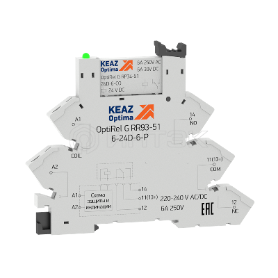 Модуль релейный OptiRel G RM38-61-24D-6-P-CO КЭАЗ 282948 изображение, фото