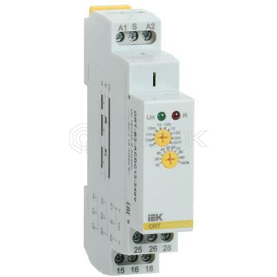 Реле задержки выключения ORT 2 контакта 12-240В AC/DC IEK ORT-B2-ACDC12-240V изображение, фото