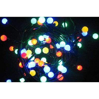Гирлянда "Цветные шарики" LDBL080G-10-C 80 светодиод. контроллер 4м зел. SHLights 4610003325008 изображение, фото