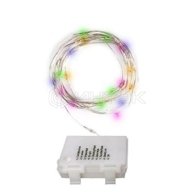 Гирлянда DC-G03-50M 50microLED RGB 5.1м 8реж. 3xAA (не в компл.) ФАZА 5047877 изображение, фото