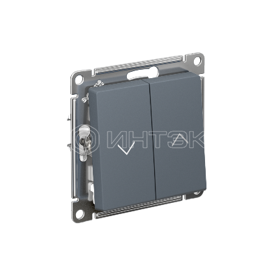 Выключатель для жалюзи 2-кл. AtlasDesign 10А механизм грифель Systeme Electric ATN000719 изображение, фото