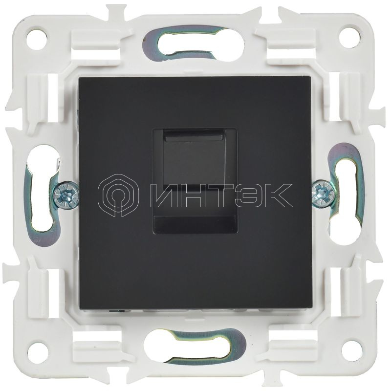 Розетка компьютерная RJ45 кат.5E SKANDY SK-K01Bl черн. IEK SK-K10-1-K02 изображение, фото