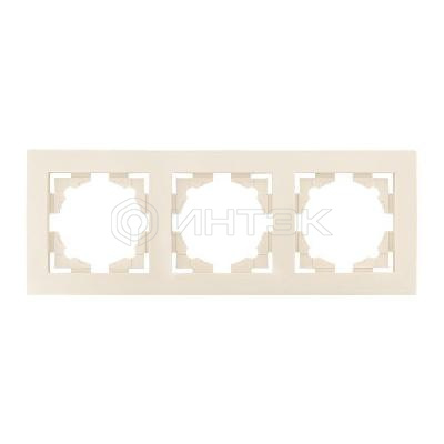 Рамка 3-м Валенсия крем. PROxima EKF EWM-G-303-20 изображение, фото
