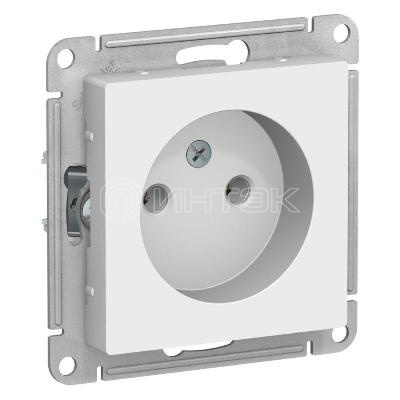 Розетка AtlasDesign 16А без заземл. без шторок механизм лотос Systeme Electric ATN001341 изображение, фото