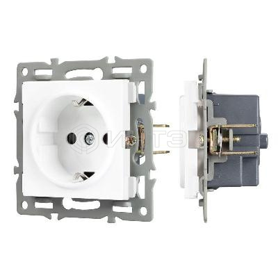 Механизм электрической розетки SCT-MEU1-PL-WH (250В 16А) Arlight 043730 изображение, фото