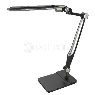 Светильник настольный KD-831 C02 LED 10Вт 230В основание+струбцина 600лм сенс. рег. яркости цветов. темп. черн. Camelion 14017 изображение, фото