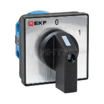 Переключатель кулачковый ПК-1-12 2П 10А "0-1" EKF pk-1-12-10 изображение, фото