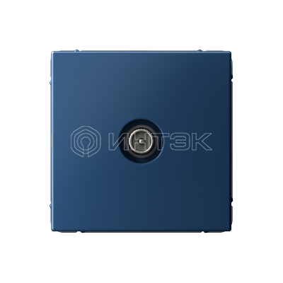 Розетка телевизионная проходная TV ArtGallery 4дБ механизм аквамарин Systeme Electric GAL001192 изображение, фото