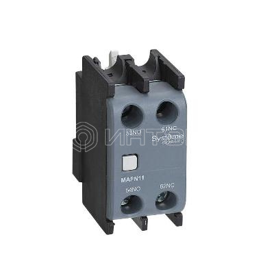 Блок контактный дополнительный MC1G/E 1НО+1НЗ фронт. монтаж. Systeme Electric MAFN11 изображение, фото