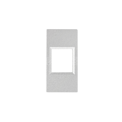 Плата лицевая W45 1мод. (45х22.5) 1хKeystone алюм. Systeme Electric RIN-145-AL изображение, фото