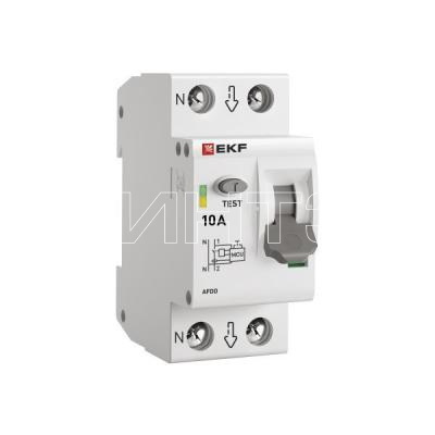 Устройство защиты от дугового пробоя (УЗДП) 1P+N 10А PROxima EKF afdd-2-10-pro изображение, фото
