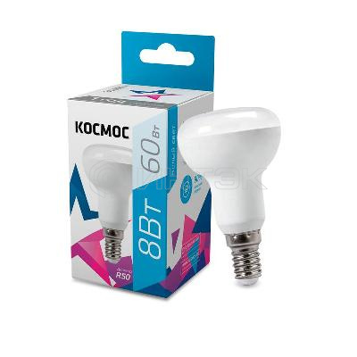 Лампа светодиодная R50 8Вт 220В E14 4500К Космос Lksm_LED8wR50E1445 изображение, фото