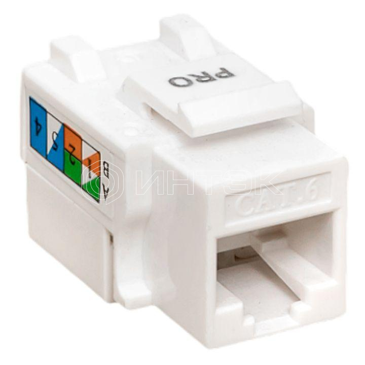 Модуль Keystone RJ45 кат.6 неэкранир. 110 IDC 90град. бел. TERACOM PRO EKF TRP-KSTN-90D-6UTP-WH изображение, фото