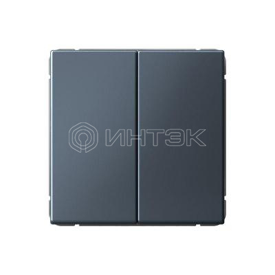 Выключатель кнопочный 2-кл. ArtGallery (сх. 2) 10А механизм грифель Systeme Electric GAL000717 изображение, фото