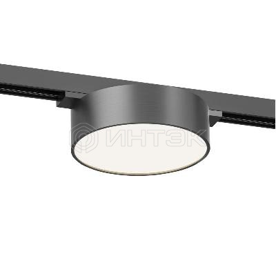 Светильник трековый SHINE FLOW 8Вт 3000К IP20 48В DC 95х28 RA90 со светодиодом алюм. темн. никель DENKIRS 764345 изображение, фото