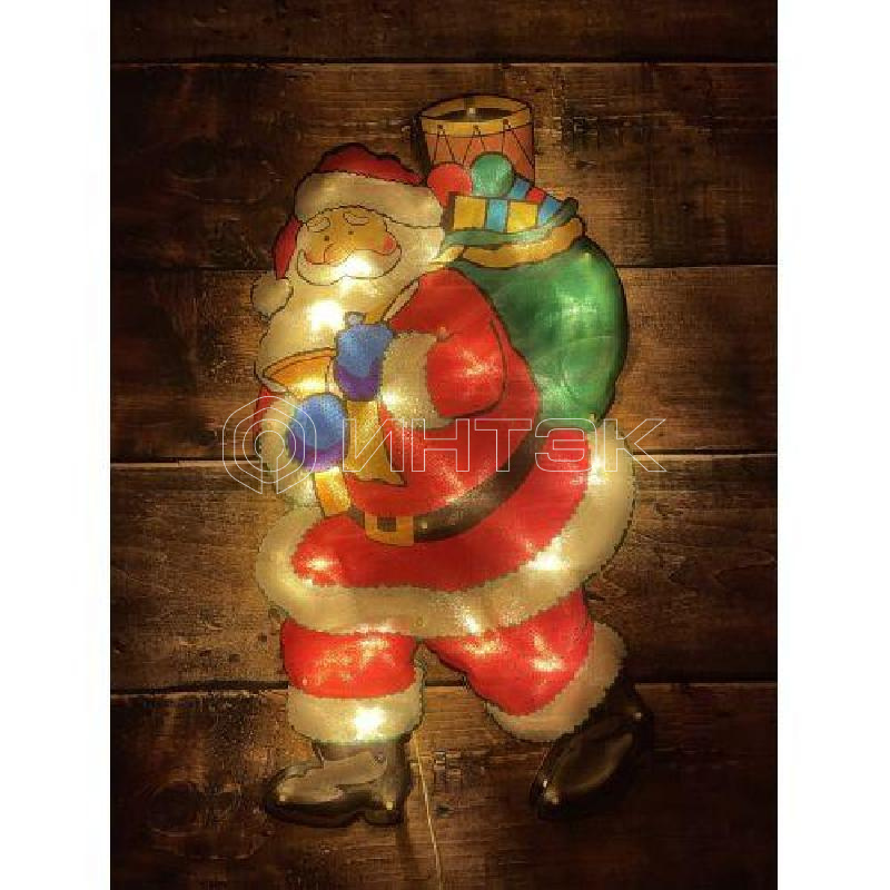 Фигура светодиодная "Дед Мороз" 20LED 220В IP44 ЭРА Б0041938 изображение, фото