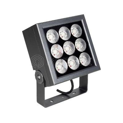 Светильник ALT-BLOCK-S185x185-36W Warm3000 GR 15 deg 230В 36Вт 3000К IP66 метал. Arlight 054753 изображение, фото
