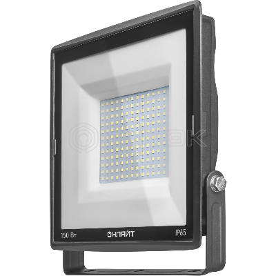 Прожектор светодиодный 14 344 OFL-150-6.5K-BL-IP65-LED 150Вт 6500К IP65 12000лм черн. ОНЛАЙТ 14344 изображение, фото