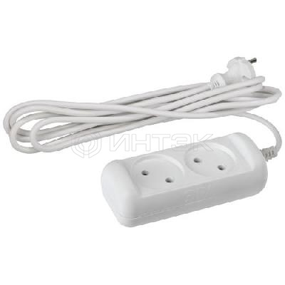Удлинитель 2х1.5м без заземл. 10А IP20 U-2-1.5m-2х1 ПВС 2х1 Эра Б0028359 изображение, фото