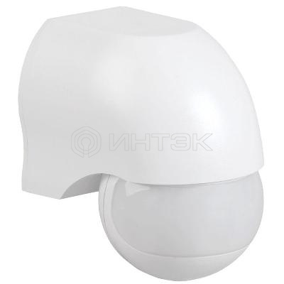 Детектор движения ДД 010 1100Вт угол. обз. 180град. IP44 бел. IEK LDD10-010-1100-001 изображение, фото