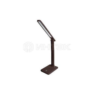 Светильник настольный UF-730 С10 LED 11Вт 3 ур. ярк. корич. Ultraflash 14178 изображение, фото