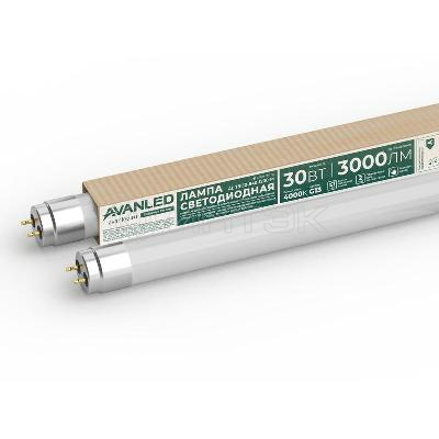 Лампа светодиодная AL Т8-30-840-1200-М 30Вт матовая 4000К нейтр. бел. G13 AVANLED 11112405 изображение, фото