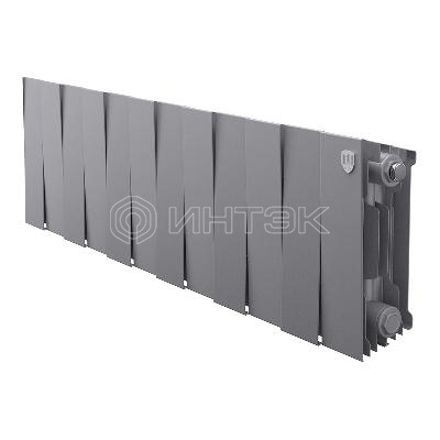 Радиатор биметаллический Royal Thermo PianoForte 200 Серебристый - 12 секц. изображение, фото