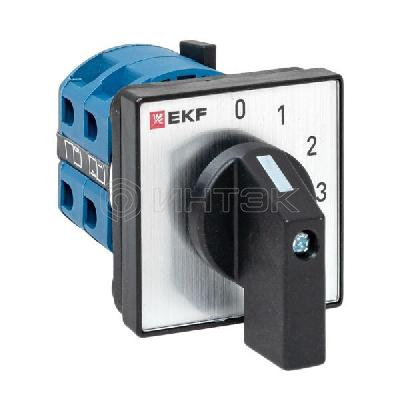Переключатель кулачковый ПК-1-101 1п 25А "0-1-2-3" EKF pk-1-101-25 изображение, фото