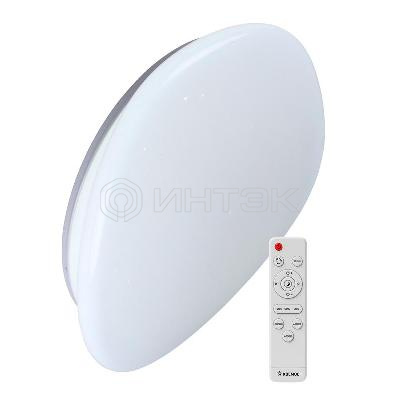 Светильник светодиодный PREMIUM STONE 75Вт 230В 3000-6500К 6000лм IP40 528х104мм настенно-потолочный управляемый с пультом ДУ КОСМОС KSSton75W изображение, фото