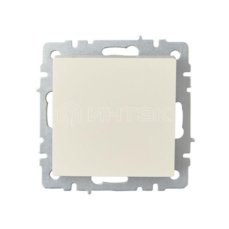 Выключатель проходной 1-кл. СП BRITE ВС10-1-6-БрКр 10А механизм беж. IEK BR-V12-0-10-K10 изображение, фото