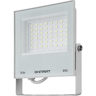 Прожектор светодиодный 90 136 OFL-50-4K-WH-IP65-LED 50Вт 4000К IP65 4000лм бел. ОНЛАЙТ 90136 изображение, фото