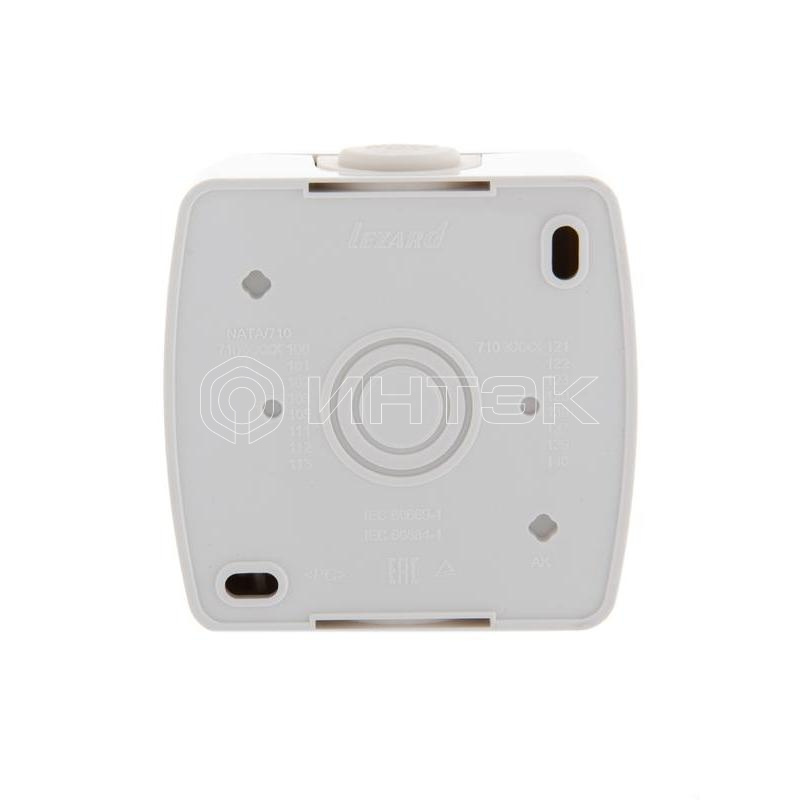 Розетка 1-м ОП Nata 16А IP20 с заземл. керамика бел. LEZARD 710-0200-122 изображение, фото
