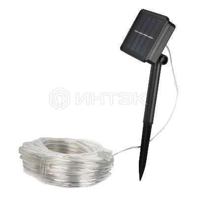 Светильник светодиодный садовый SLR-G06-100M 100LED дюралайт RGB мультицвет (заменяемый Ni-MH 500мА.ч аккумулятор) ФАZА 5060081 изображение, фото