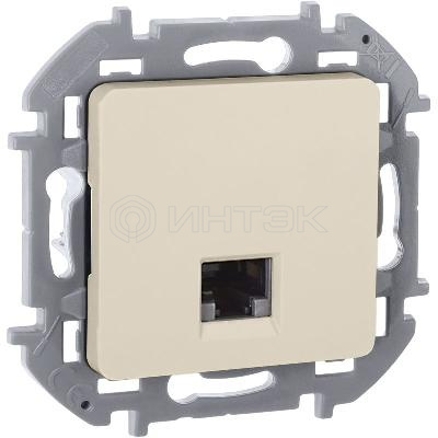 Розетка компьютерная Inspiria RJ45 кат.5E UTP сл. кость IEK 673826 изображение, фото