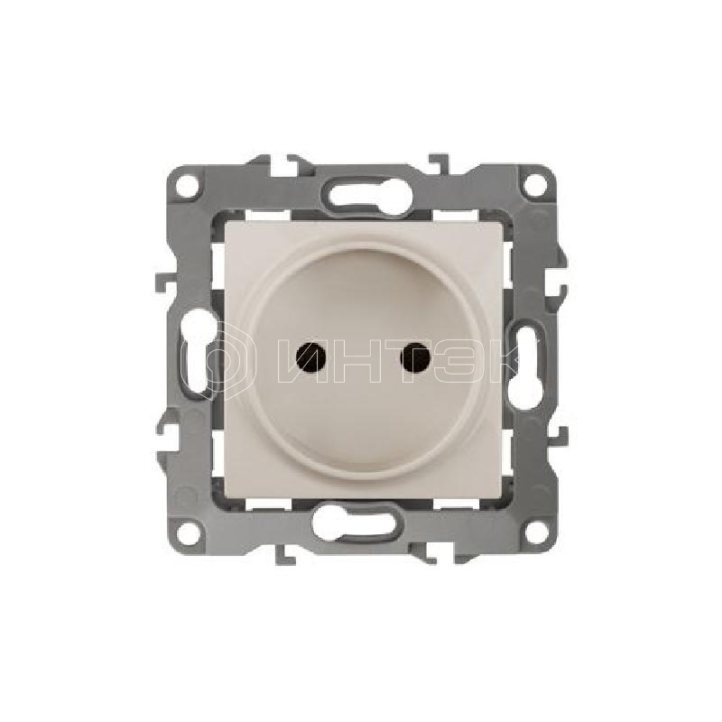 Розетка 1-м СП Эра12 12-2105-02 16А IP20 16AX 250В 2P механизм сл. кость Эра Б0018255 изображение, фото