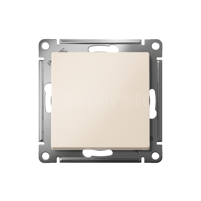 Выключатель 1-кл. СП AtlasDesign 10А IP20 (сх. 1) 10AX с самовозвратом механизм беж. Systeme Electric ATN000215 изображение, фото
