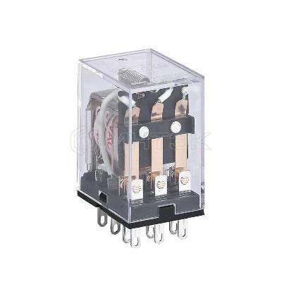 Реле промежуточное JZX-22F(D) 4 конт. с инд. LED 3А 12В DC (R) CHINT 285134 изображение, фото
