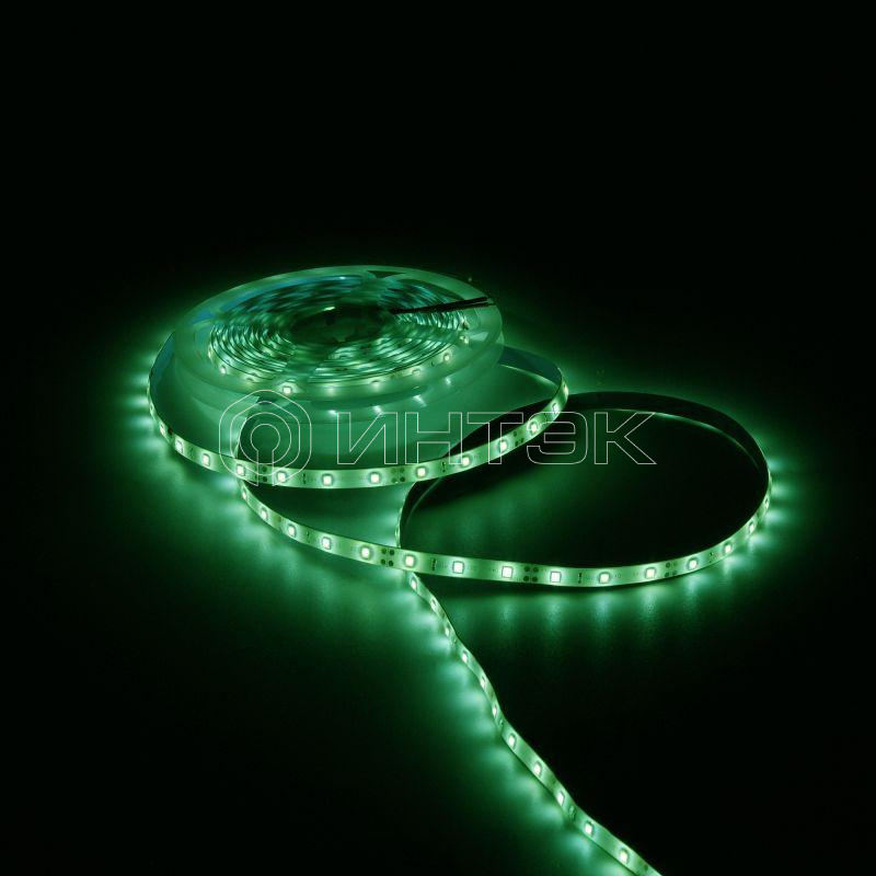 Лента светодиодная Elementary 2835/60-SMD 4.8Вт/м зел. IP66 210лм/м 12В 8мм (уп.5м) GAUSS 356000605 изображение, фото