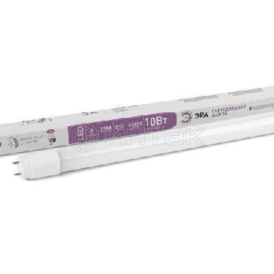 Лампа светодиодная STD LED T8-10W-865-G13-600mm G13 10Вт 6500К поворотный цоколь; трубка-стекло холод. бел. Эра Б0049595 изображение, фото