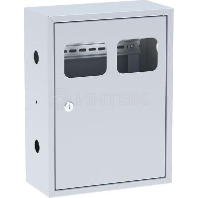 Щит ЯУР на 2 счетчика с двумя DIN-рейками (400х300х150) Basic EKF uerm-din-400-2 изображение, фото