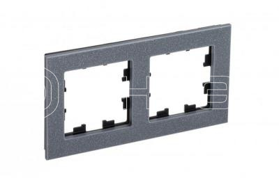Рамка 2-м AtlasDesign Nature мрамор айс грей Systeme Electric ATN343202 изображение, фото