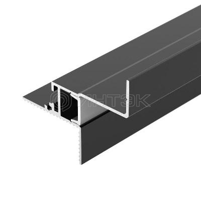 Профиль CEIL-S12-SHADOW-20-SIDE-3000 ANOD BLACK L3000 алюм. Arlight 052226 изображение, фото