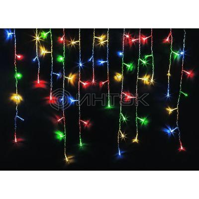Гирлянда светодиодная "Бахрома" 93 642 NGF-D021-01 2х0.5м 100LED RGBY IP44 TR Navigator 93642 изображение, фото