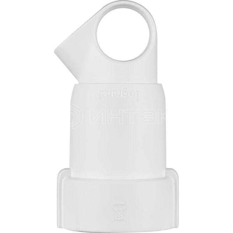 Розетка кабельная Helium 16А 2К+3 бел. с кольцом Legrand 050191 изображение, фото